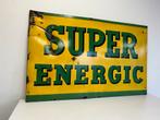 BP Super Energic emaille reclamebord, Verzamelen, Merken en Reclamevoorwerpen, Ophalen of Verzenden