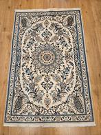 Vintage handgeknoopt perzisch tapijt nain 138x87, Huis en Inrichting, Info@SlatsAntiek.nl, Tweedehands, 100 tot 150 cm, Perzisch