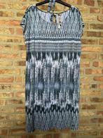 Poools! Mooie jurk travelstof blauw wit, prima staat 46, Kleding | Dames, Blauw, Maat 46/48 (XL) of groter, Ophalen of Verzenden
