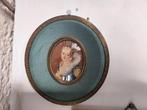 miniatuur madame de brillon naar fragonard l'etude gesign, Antiek en Kunst, Kunst | Schilderijen | Klassiek, Ophalen of Verzenden