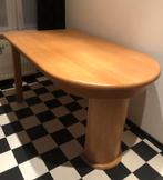 Mooie eiken halfronde tafel, Ophalen, 100 tot 150 cm, Eikenhout, 50 tot 100 cm