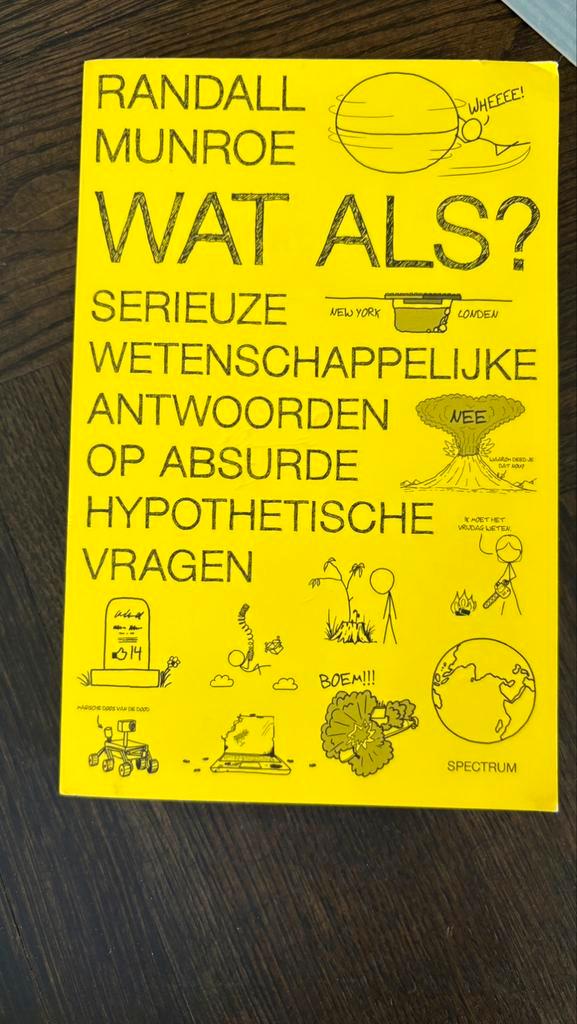 Randall Munroe - Wat als?, Boeken, Overige Boeken, Zo goed als nieuw, Ophalen of Verzenden