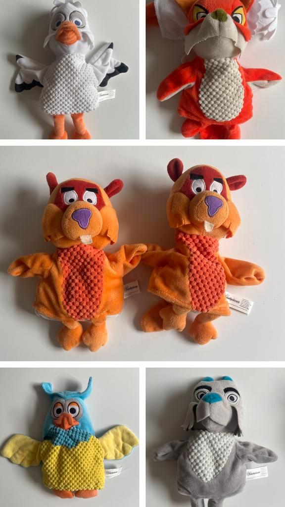 Poppenkast poppen handpop FABELTJESKRANT per stuk €2,95, Kinderen en Baby's, Speelgoed | Knuffels en Pluche, Zo goed als nieuw