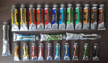 Rembrandt Olieverf - 10x15 ml + 12x40 ml + 2x60 ml beschikbaar voor biedingen