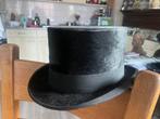 Zwarte zijden hoge hoed van J.S. Meuwsen, Kleding | Heren, Hoeden en Petten, Ophalen of Verzenden, Zo goed als nieuw, 58 of 59 cm (L, 7¼ of ⅜ inch)