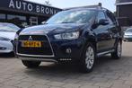 Mitsubishi Outlander 2.0 INSTYLE | AUTOMAAT | LEDER | TREKHA, Auto's, Mitsubishi, 4 cilinders, Blauw, Bedrijf, Open dak