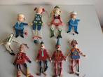 9 vintage houten trekpoppen, Antiek en Kunst, Ophalen of Verzenden