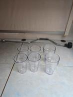 4 drinkglazen en 2 bierglazen voor op de camping, Ophalen of Verzenden, Zo goed als nieuw