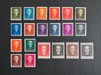 1949-1951 Kon Juliana en face NVPH nr 518-537 ongestempeld, Verzenden, Na 1940
