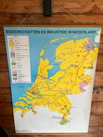 Schoolplaat Bodemschatten en Industrie in Nederland, Antiek en Kunst, Ophalen, Aardrijkskunde