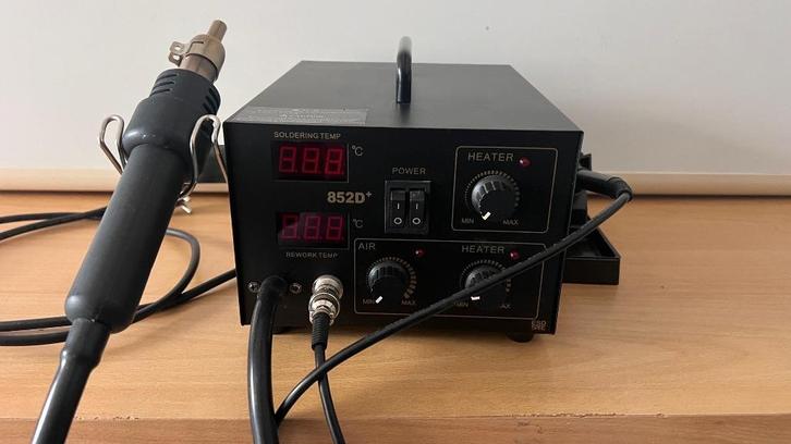 soldeerstation 852D, Hobby en Vrije tijd, Elektronica-componenten, Gebruikt, Ophalen