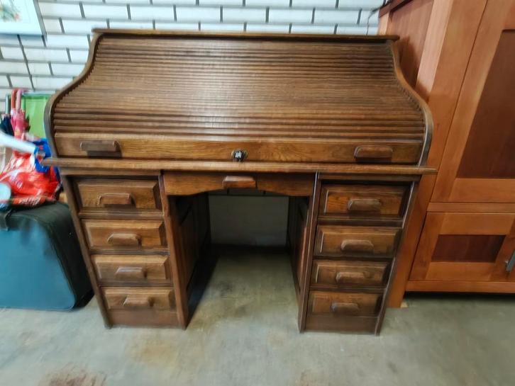 Antieke Secretaire met Sleutels, Huis en Inrichting, Bureaus, Gebruikt, Bureau, Ophalen