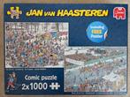 Jan van Haasteren 2x 1000, Hobby en Vrije tijd, Denksport en Puzzels, Ophalen, 500 t/m 1500 stukjes, Gebruikt
