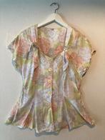 Vintage blouse met bloemen, Ophalen of Verzenden, Zo goed als nieuw, Maat 36 (S)
