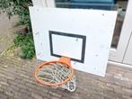 basket met bord, Sport en Fitness, Basketbal, Ophalen, Gebruikt, Ring, Bord of Paal