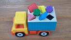 Blokken puzzel en Blokken auto nostalgie 50 jaar oud, Ophalen of Verzenden, Minder dan 10 stukjes, Gebruikt, 2 tot 4 jaar