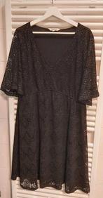 Mooie zwarte jurk met print zie omschrijving, Ophalen, FSTVL, Gedragen, Jurk