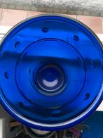 Blauwe glazen vaas, Gebruikt, Blauw, Ophalen of Verzenden, Glas
