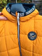 Dubbelzijdig draagbare winterjas WE 158-164 geel blauw, WE, Ophalen of Verzenden, Zo goed als nieuw, Jongen