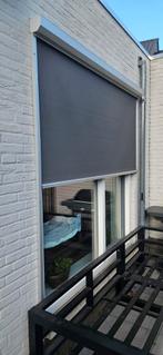 Antraciet screen handmatig 2200x2070, Tuin en Terras, Zonneschermen, 150 tot 300 cm, Ophalen, Zo goed als nieuw, Minder dan 250 cm