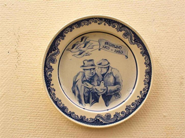 Delft blauw wandbord 36323, Huis en Inrichting, Woonaccessoires | Wanddecoraties, Gebruikt, Ophalen of Verzenden