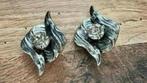 Vintage artdeco oorbellen clips 4 cm, Ophalen of Verzenden, Zo goed als nieuw, Overige materialen