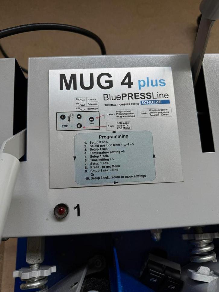 MUG4 Sublimatie Mokkenpers + Sawgrass 500, Computers en Software, Printers, Ophalen of Verzenden