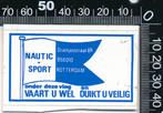 Sticker: Nautic Sport - Rotterdam (Klein), Verzamelen, Ophalen of Verzenden, Zo goed als nieuw, Bedrijf of Vereniging