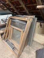 Winstar Dakramen met Houten Frame - 4 stuks, Doe-het-zelf en Verbouw, Glas en Ramen, Ophalen, Gebruikt, 120 tot 160 cm, Dubbelglas