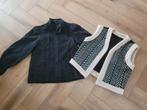 Prachtig setje (blouse + gilet) van Ambika, maat M, Maat 38/40 (M), Zwart, Ophalen of Verzenden, Zo goed als nieuw