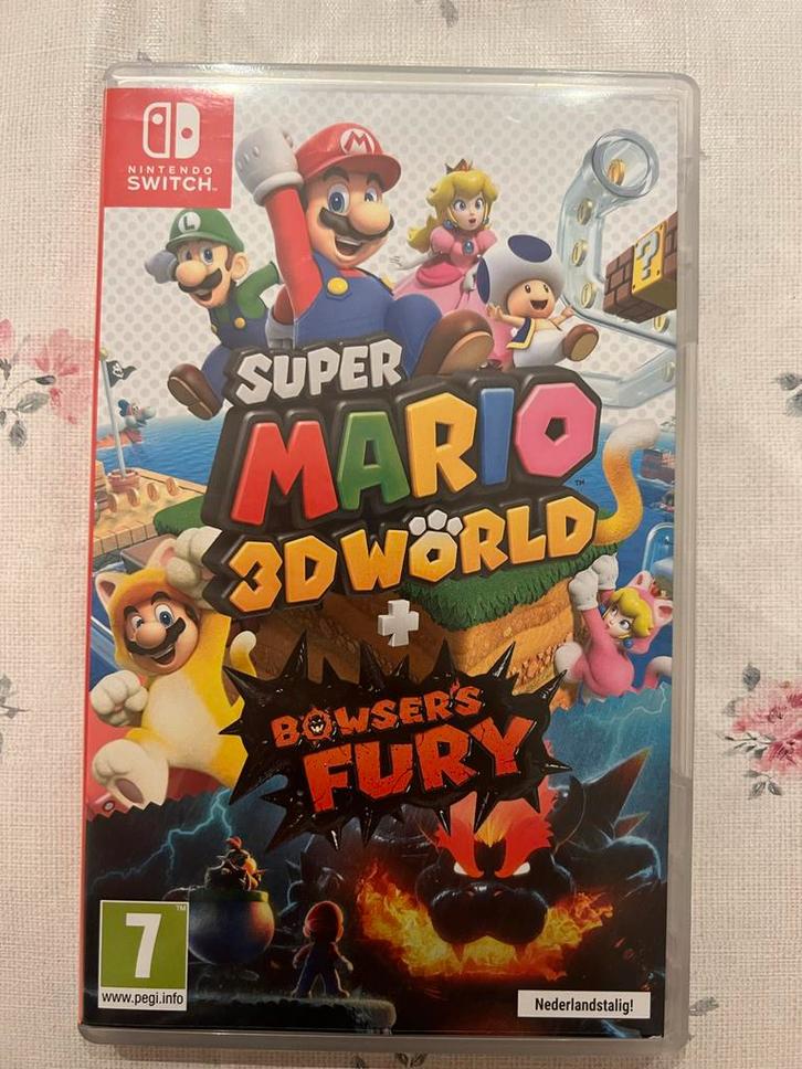 Super Mario 3D World + Bowser's Fury - Nintendo Switch, Spelcomputers en Games, Games | Nintendo Switch, Zo goed als nieuw, Avontuur en Actie
