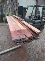 14m² Hardhouten damwand 500cm 6cm dik, nieuw, Ophalen of Verzenden, Nieuw, 250 cm of meer, Planken