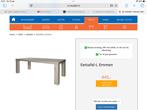 Set Eettafel en salontafel in nieuwstaat ., Zo goed als nieuw, Vijf personen of meer, Rechthoekig, 50 tot 100 cm
