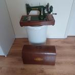 Antieke Zeldzame Naaimachine  Groene Kleur €125,-, Antiek en Kunst, Antiek | Naaimachines, Ophalen of Verzenden
