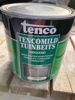 Tenco 2,5 liter parel wit, Doe-het-zelf en Verbouw, Verf, Beits en Lak, Wit, Beits, Ophalen of Verzenden, Zo goed als nieuw