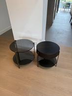 bijzet tafel, Minder dan 55 cm, Rond, Nieuw, Glas