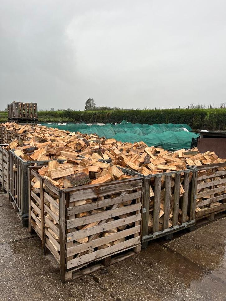 Kerstaanbiedingen openhaardhout! Beuken essen haagbeuk elz, Tuin en Terras, Haardhout, Minder dan 3 m³, Ophalen of Verzenden