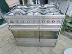 Smeg gasfornuis dubbele oven, Witgoed en Apparatuur, Fornuizen, Ophalen, Gebruikt, 60 cm of meer, Gas