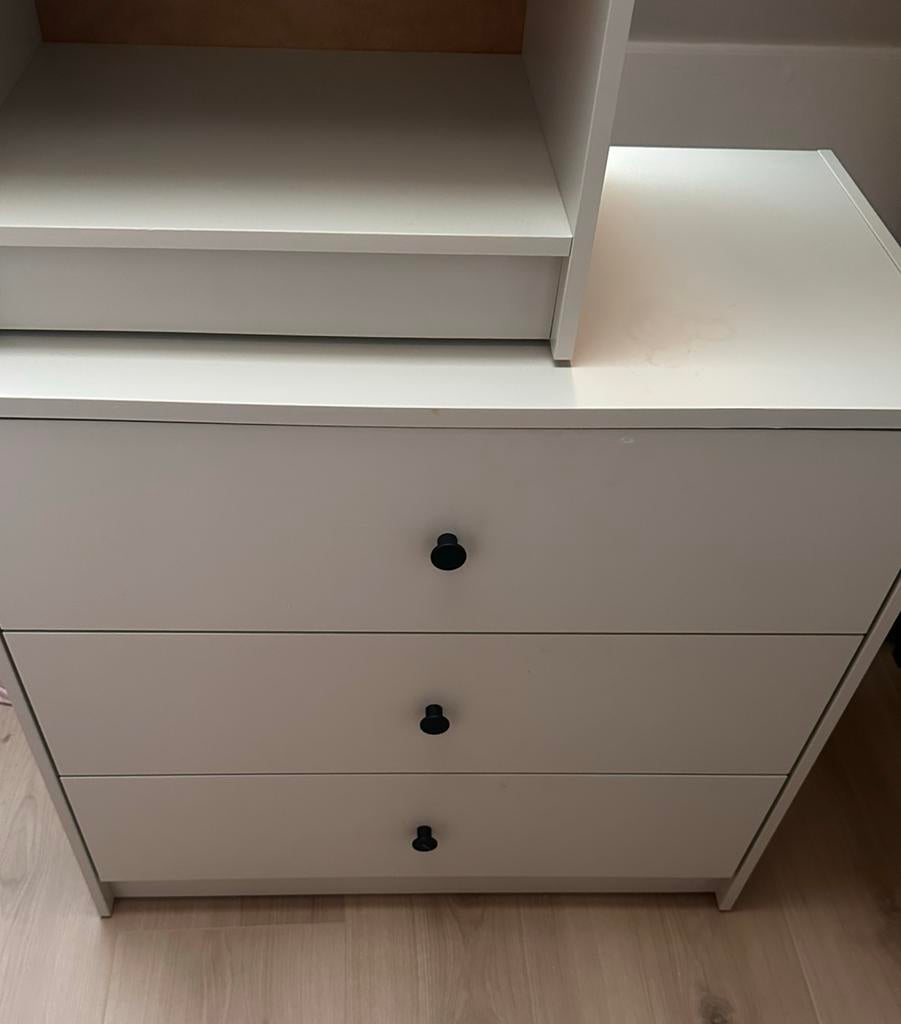 IKEA GURSKEN kasten – nachtkastje + ladekast, Ophalen, 50 tot 100 cm, Zo goed als nieuw, Minder dan 100 cm