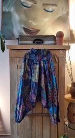 Katoenen Harembroek - Paars, Magenta & Lime, Maat 38/40 (M), Overige kleuren, Ophalen of Verzenden, Zo goed als nieuw