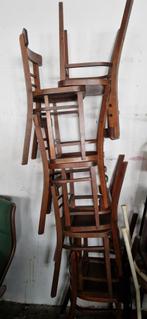 Cafestoelen, Ophalen, Gebruikt, Bruin, Vijf, Zes of meer stoelen