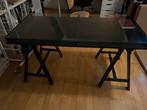 GRATIS IKEA Vika Gruvan bureau / tafel glas zwart, Ophalen, Gebruikt