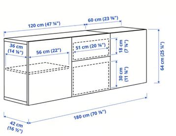 IKEA BESTÅ Storage Unit / TV Cabinet – Excellent Condition - afbeelding 8