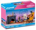 PLAYMOBIL 70897 Dollhouse Kamer met OpenHaard 31 delig