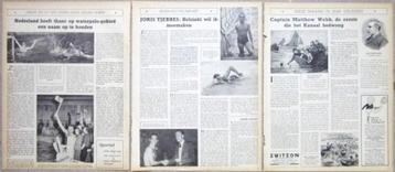 Artikelen over diverse sporten 1950 Basketball Waterpolo beschikbaar voor biedingen