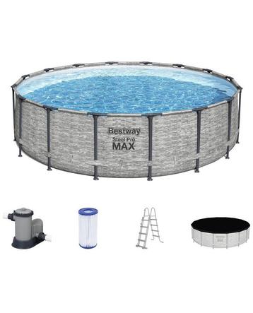 Bestway Steel Pro MAX Zwembad 488x122 cm beschikbaar voor biedingen