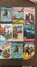 9 oude jongensboeken, Ophalen of Verzenden, Gelezen