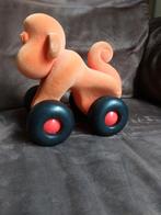 Vintage speelgoed aapje op wielen, Ophalen of Verzenden, Gebruikt