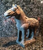 Terracotta leger sculptuur paardje izgst, Antiek en Kunst, Ophalen of Verzenden