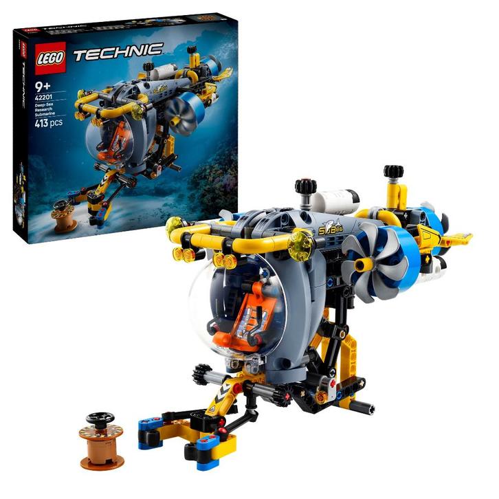 LEGO 42201 Technic Onderzeeër voor diepzeeonderzoek 413delig, Kinderen en Baby's, Speelgoed | Duplo en Lego, Nieuw, Lego, Complete set